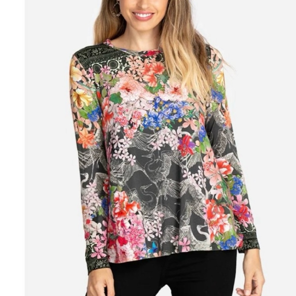 Excellent condition, like new! Johnny Was long sleeve swing tee, so cute!!